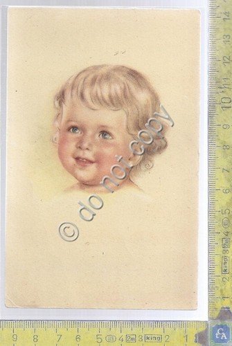 Cartolina - Postcard - Illustrata- Ritratto di Bimbo - anni … | Immagine principale