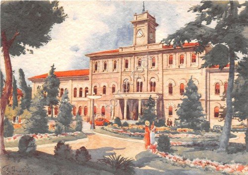 Cartolina - Postcard - Illustrata Frattini - Cattolica - Palazzo …