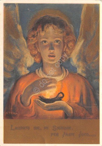 Cartolina - Postcard - Illustrata Zandrino - Cantico delle Creature