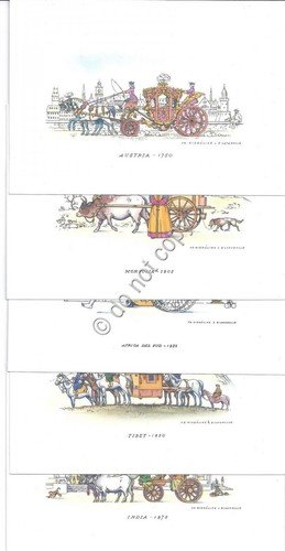 Cartolina - Postcard - Illustrate - Carrozze - Serie di … | Immagine principale