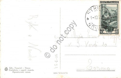 Cartolina - Postcard - Isola Bella Lago Maggiore 1951 | Immagine Gallery 2