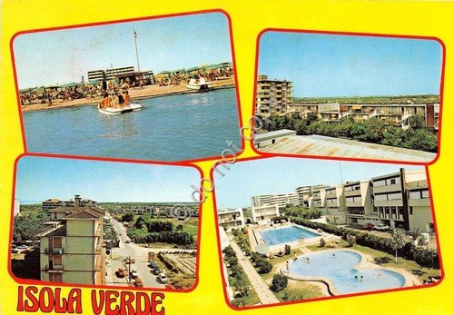 Cartolina - Postcard - Isola Verde - vedutine - 1980 | Immagine principale