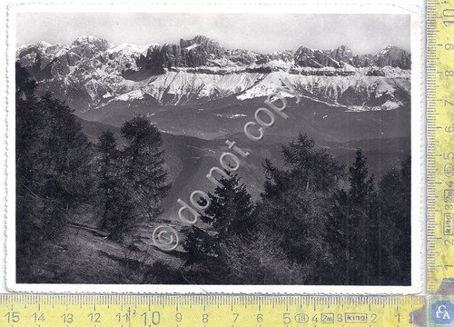 Cartolina - Postcard - La Mendola - vista sul Catinaccio …