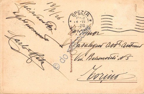 Cartolina - Postcard - La Spezia Via Chiodo da Arsenale …