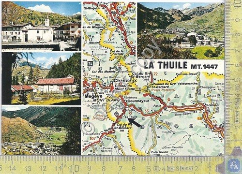 Cartolina - Postcard - La Thuile - con Mappa - …