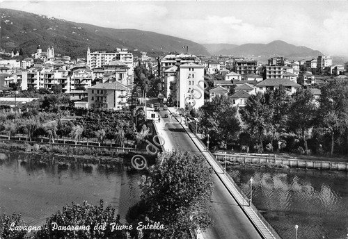 Cartolina - Postcard - Lavagna - Panorama da Entella - …