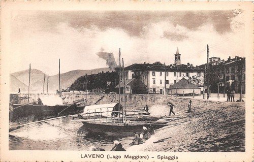 Cartolina - Postcard - Laveno - Spiaggia - Lavandaie - … | Immagine principale