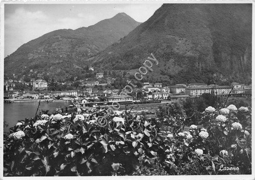 Cartolina - Postcard - Laveno Panorama anni '50 | Immagine principale