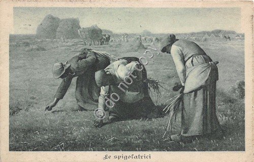 Cartolina - Postcard - Le Spigolatrici - 1925