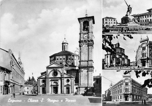 Cartolina - Postcard - Legnano - Vedutine - 1957