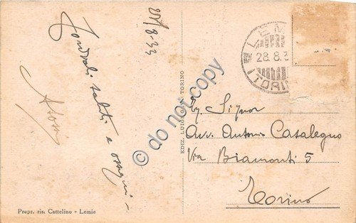 Cartolina - Postcard - Lemie panorama 1933 VG | Immagine Gallery 2