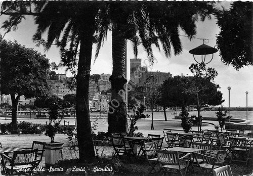 Cartolina - Postcard - Lerici - Giardini - 1955 | Immagine principale