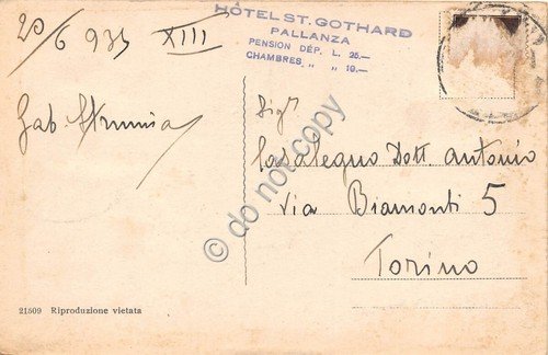 Cartolina - Postcard - Lesa Lago Maggiore Grand Hotel Eden …