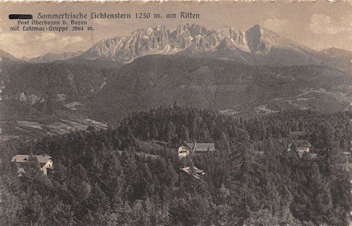 Cartolina - Postcard - Lichtenstern - am Ritten - Sommerfrische | Immagine principale