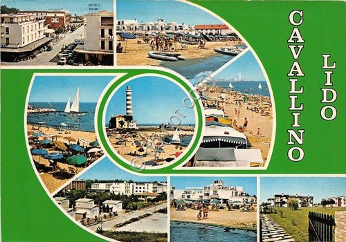 Cartolina - Postcard - Lido Cavallino - vedutine - 1980