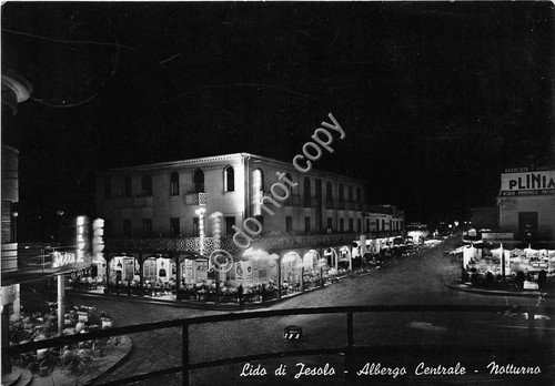 Cartolina - Postcard - Lido di Jesolo - Albergo Centrale … | Immagine principale