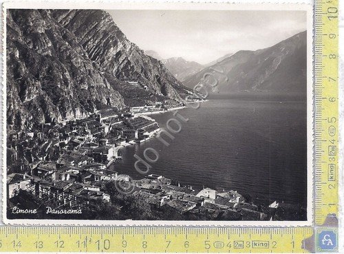 Cartolina - Postcard - Limone - Panorama - 1952