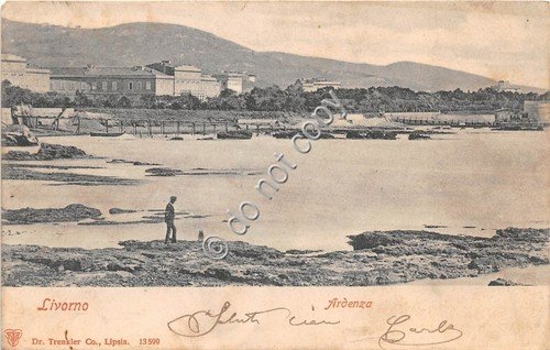 Cartolina - Postcard - Livorno Ardenza Animata | Immagine principale
