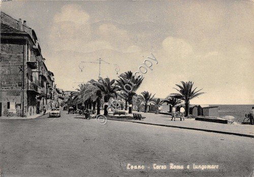 Cartolina - Postcard - Loano - Corso Roma - Lungomare … | Immagine principale