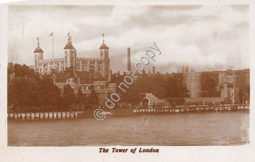 Cartolina - Postcard - London - The Tower - anni …
