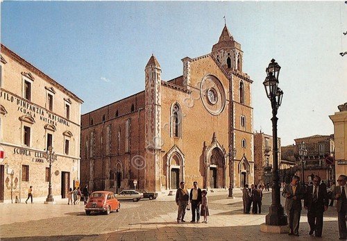 Cartolina - Postcard - Lucera - Foggia - Piazza Duomo …