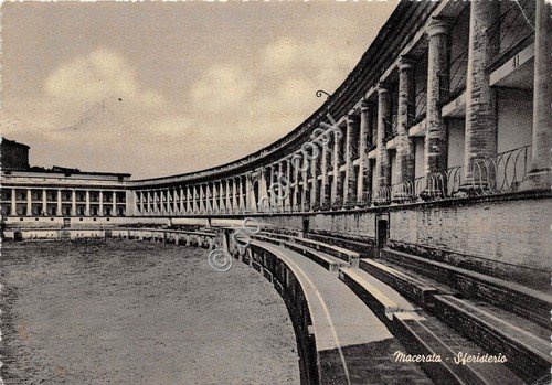Cartolina - Postcard - Macerata - Sferisterio - 1951 | Immagine principale