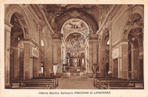 Cartolina - Postcard - Madonna di Lendinaria - Interno Basilica … | Immagine principale