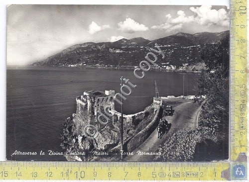 Cartolina - Postcard - Maiori - Torre Normanna - 1958
