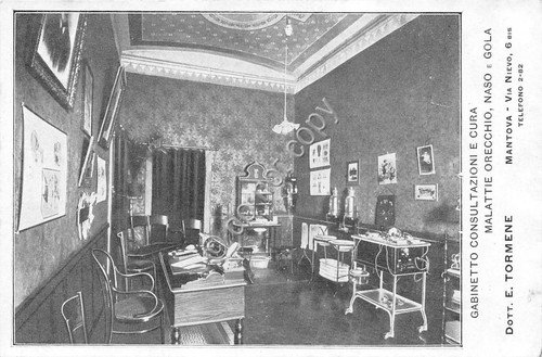 Cartolina - Postcard - Mantova - Gabinetto Dott. Tormene - …
