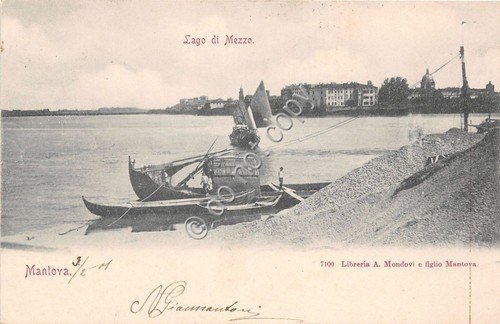 Cartolina - Postcard - Mantova - Lago di Mezzo - … | Immagine principale