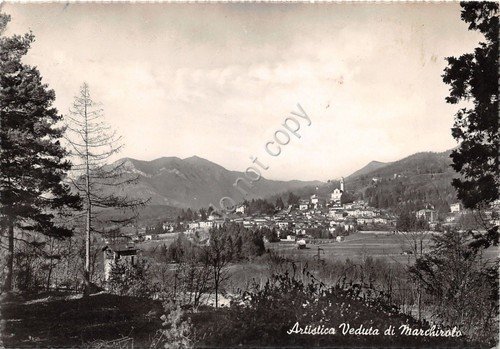 Cartolina - Postcard - Marchirolo - Panorama - 1953