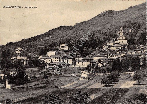 Cartolina - Postcard - Marchirolo - Panorama - 1954