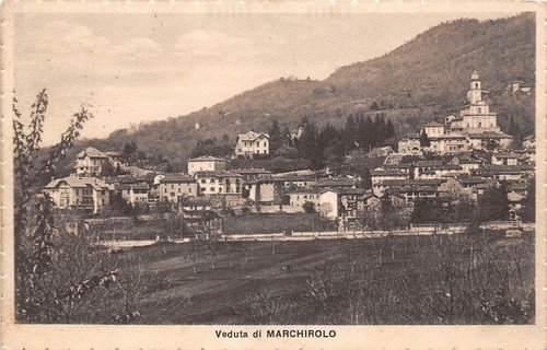 Cartolina - Postcard - Marchirolo - panorama - anni '40 | Immagine principale