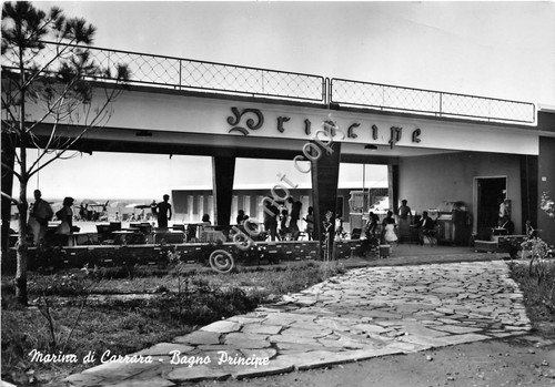 Cartolina - Postcard - Marina di Carrara - Bagno Principe … | Immagine principale