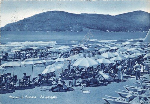 Cartolina - Postcard - Marina di Carrara - Spiaggia - … | Immagine principale