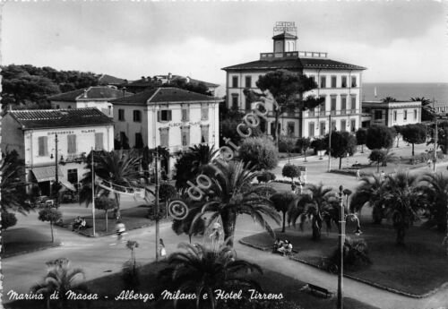 Cartolina - Postcard - Marina di Massa - Albergo Milano …