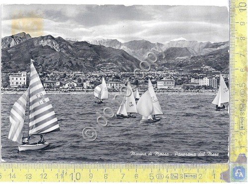 Cartolina - Postcard - Marina di Massa - barche - …