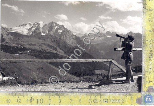 Cartolina - Postcard - Marmolada - Passo sella - anni …