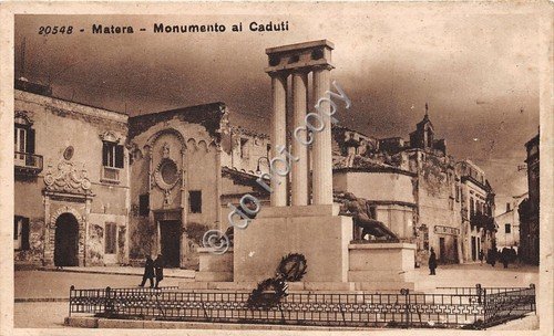 Cartolina - Postcard - Matera - Monumento ai Caduti - …