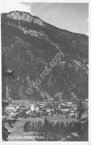 Cartolina - Postcard - Mayrhofen - View - anni '50
