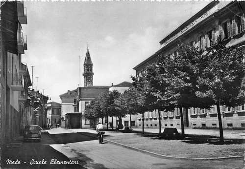 Cartolina - Postcard - Mede Lomellina - Scula Elementare - … | Immagine principale