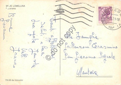 Cartolina - Postcard - Mede Lomellina Panorama 1971 | Immagine Gallery 2