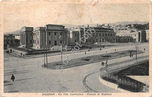 Cartolina - Postcard - Messina - Via Cannizzaro - Palazzo … | Immagine principale