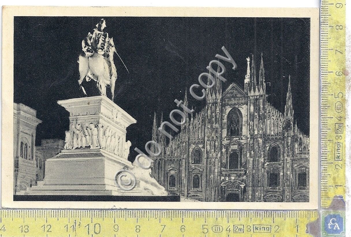 Cartolina - Postcard - Milano - Duomo - Monumento a …