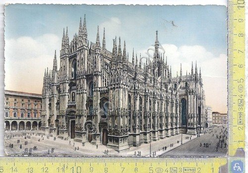 Cartolina - Postcard - Milano - Duomo - timbro Aggius …
