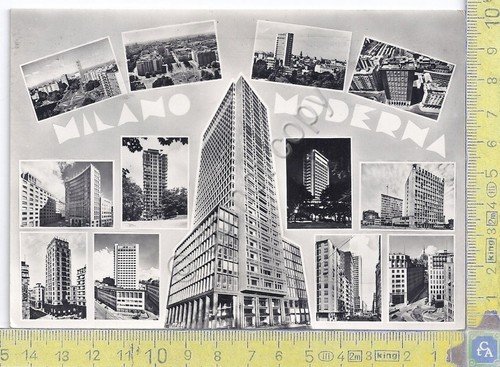 Cartolina - Postcard - Milano - moderna - multivisione grattacieli … | Immagine principale