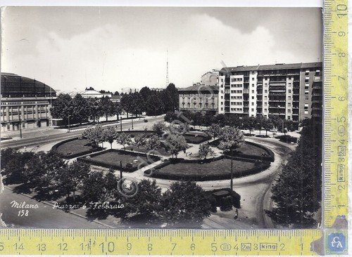 Cartolina - Postcard - Milano - Piazza 6 Febbraio - … | Immagine principale