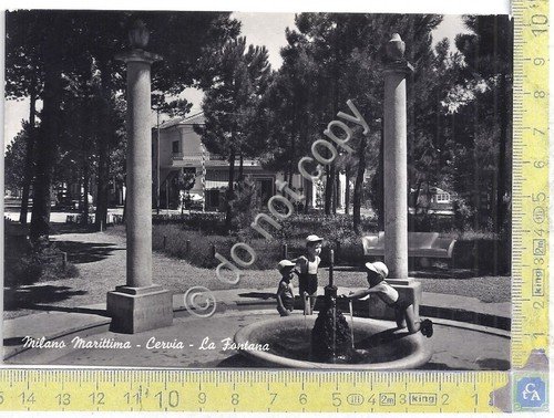 Cartolina - Postcard - Milano Marittima - la Fontana - … | Immagine principale