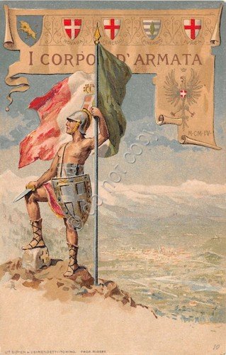 Cartolina - Postcard - Militaria - 1° Corpo d'armata - … | Immagine principale