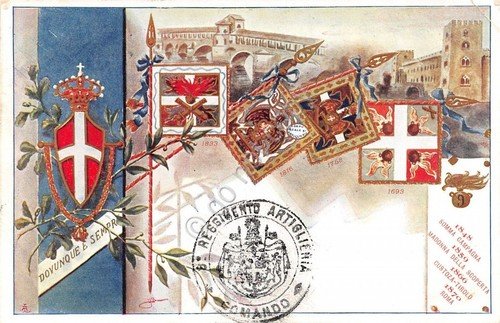 Cartolina - Postcard - Militaria - 8° Reggimento Artiglieria - … | Immagine principale